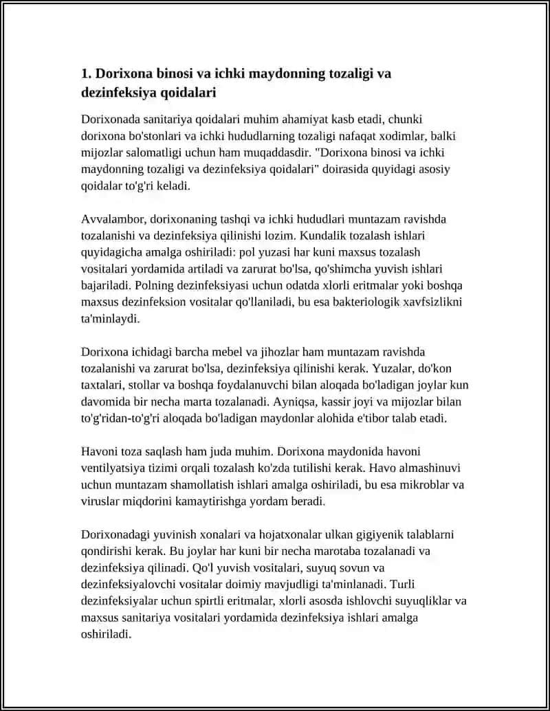 DORIXONADA SANITARIYA QOIDALARI 3