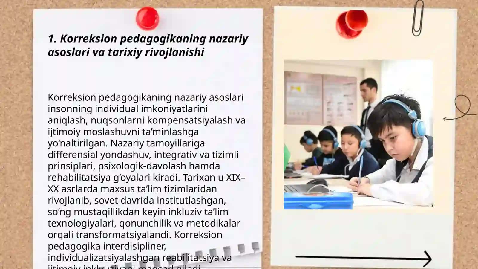 Korreksion pedagogika asoslari.Inklyuziv ta’lim texnologiyasi 3