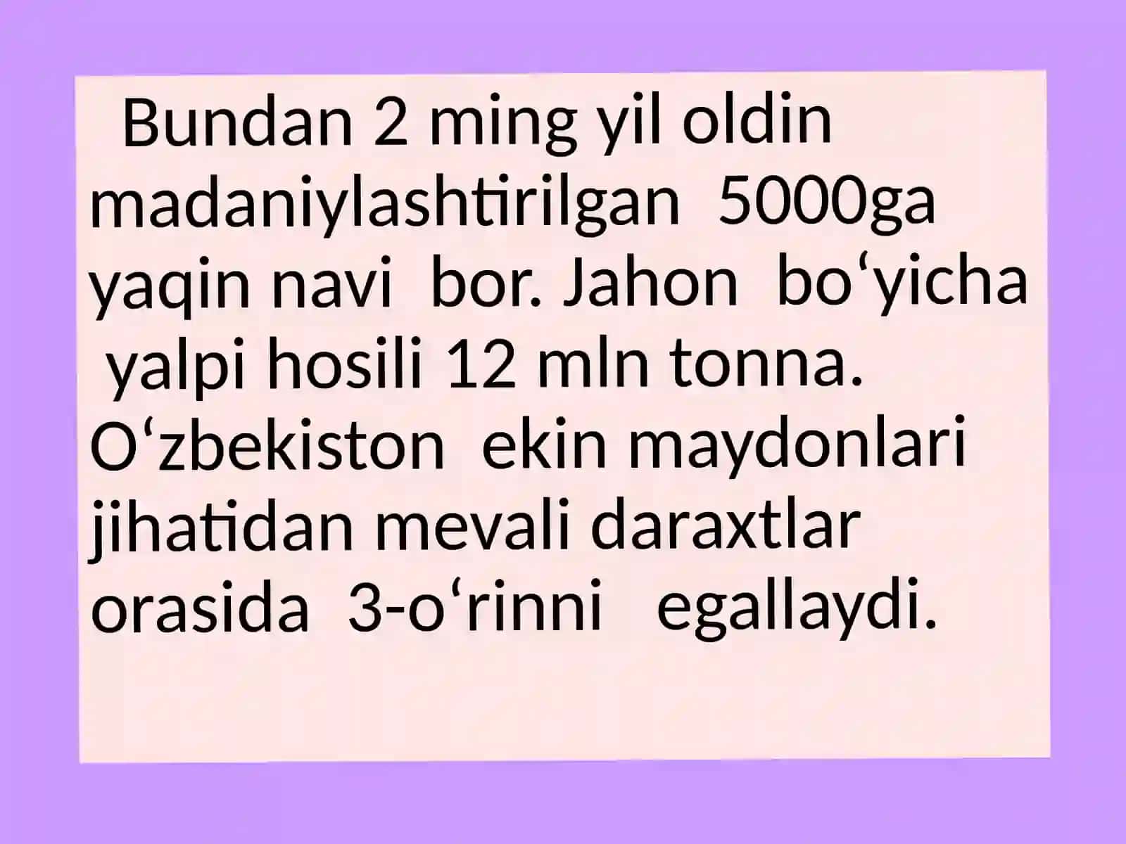 Shifobaxsh mevalar 3
