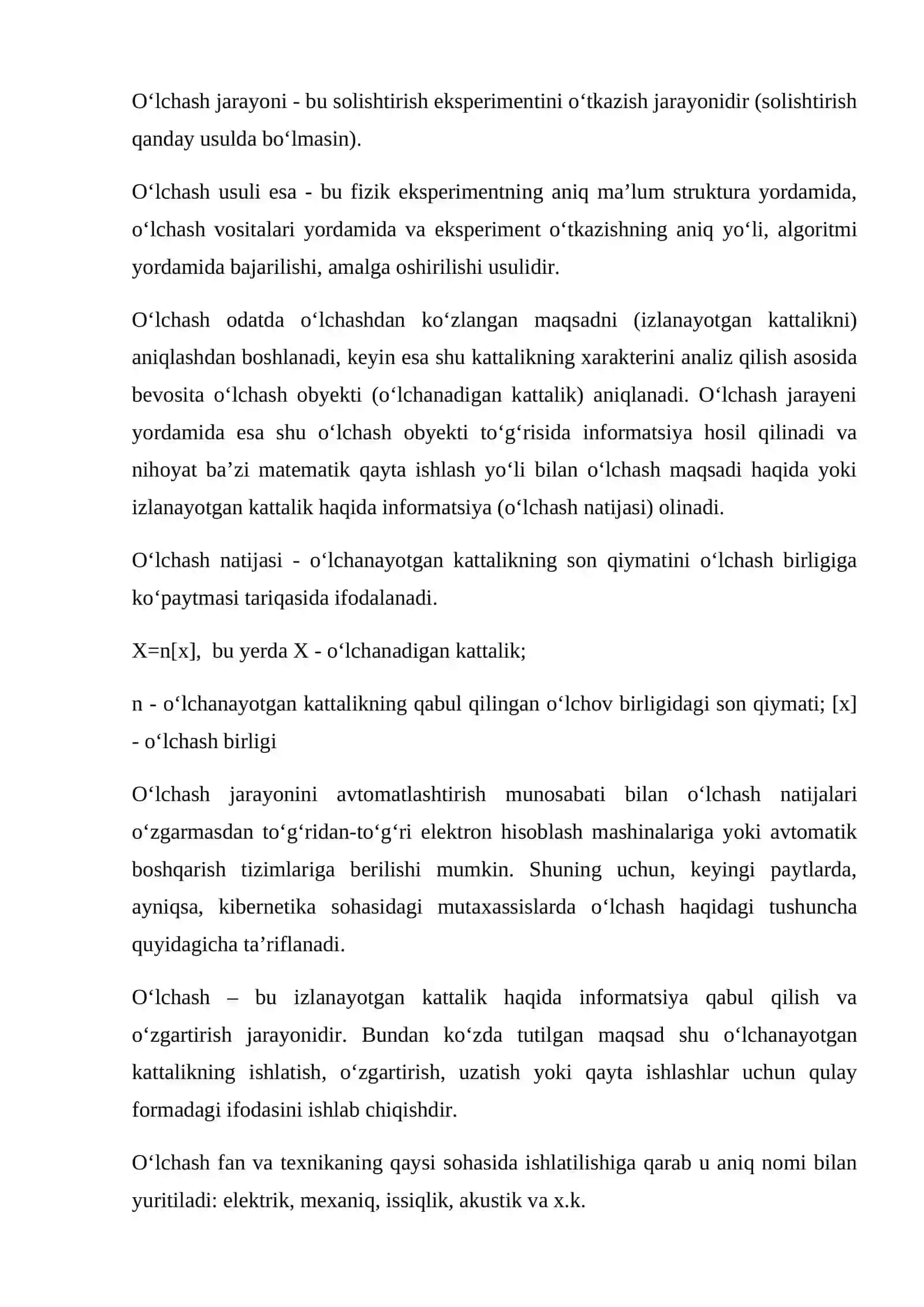 O‘lchash usullari va vositalari 3
