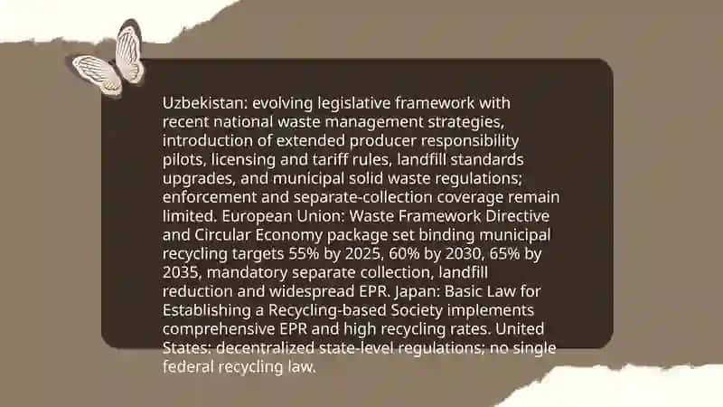 Comparative Study on Recycling in Uzbekistan and Foreign Countries 3