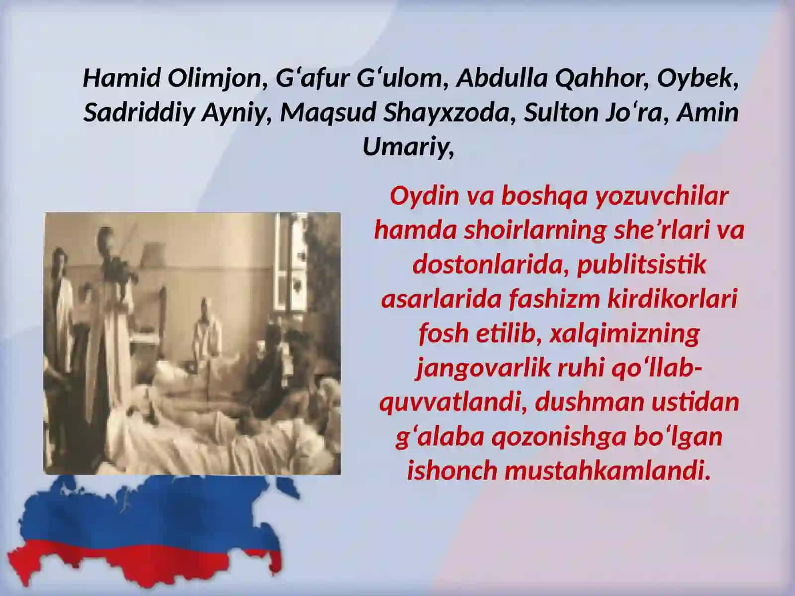 O‘zbekadabiyoti vasan’atifashizmga qarshi kurashda 3