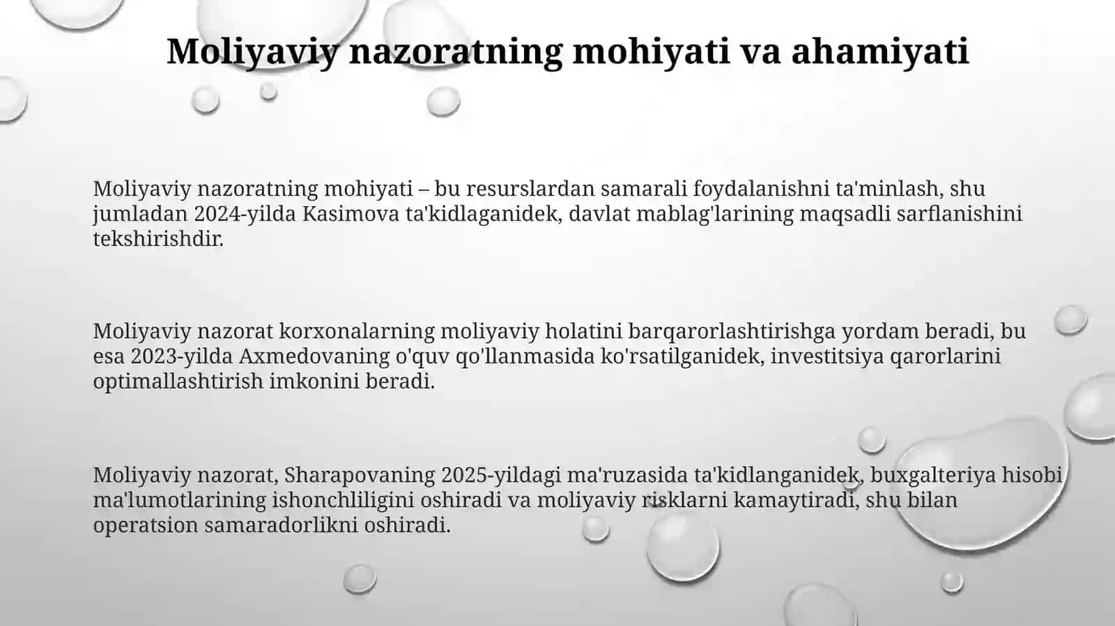 Moliyaviy nazoratni tashkil etishning fundamental asoslari 3