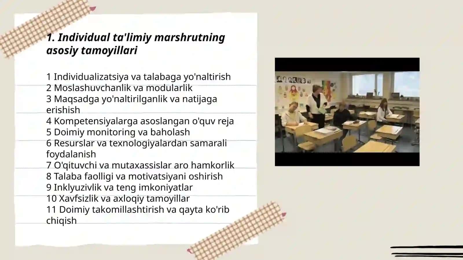 Individual ta'limiy marshrutning asosiy tamoyillari 3