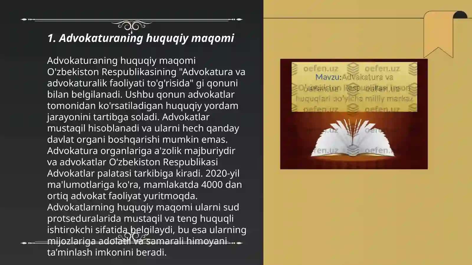 Advokatura O'zbekistonda 3