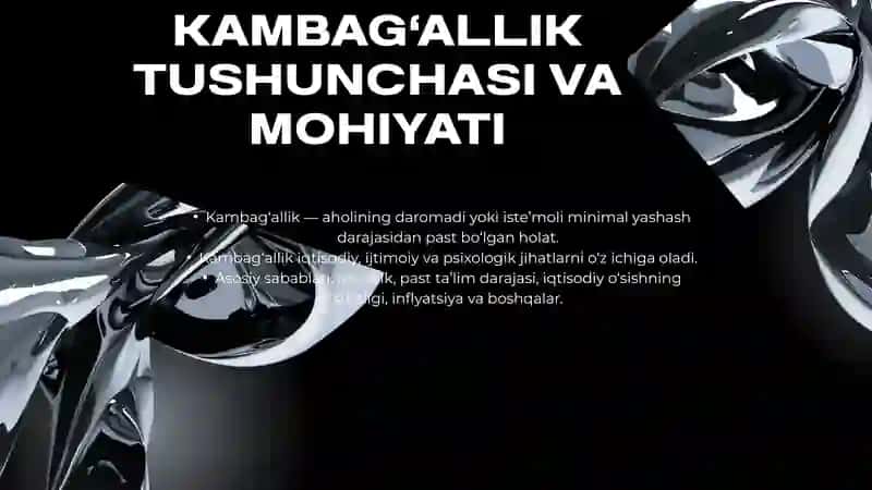 KAMBAG‘ALLIK KO‘RSATKICHLARI VA TENGSIZLIK 3