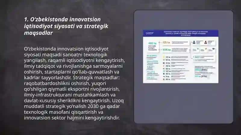 Oʻzbekistonda inovatsion iqtisodiyot rivoji 3