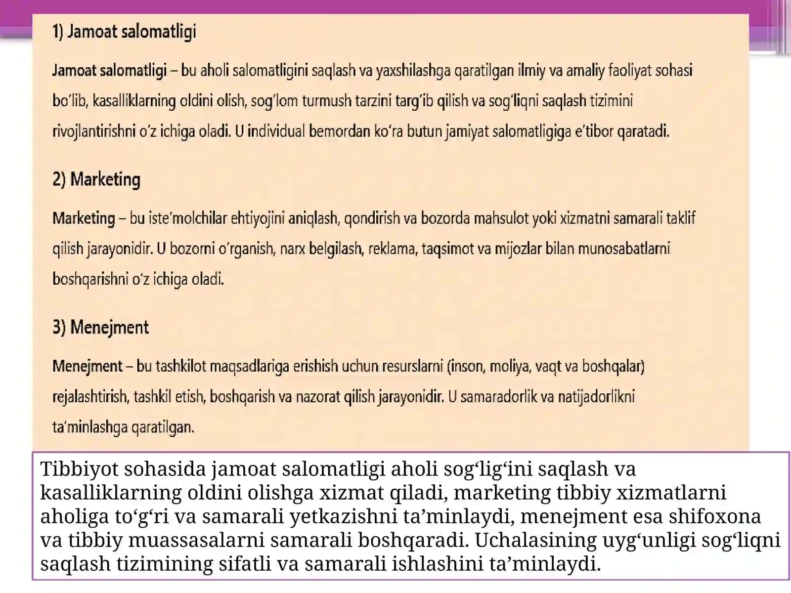 Aholi salomatligi ko'rsatkichlari va vazifalari 3