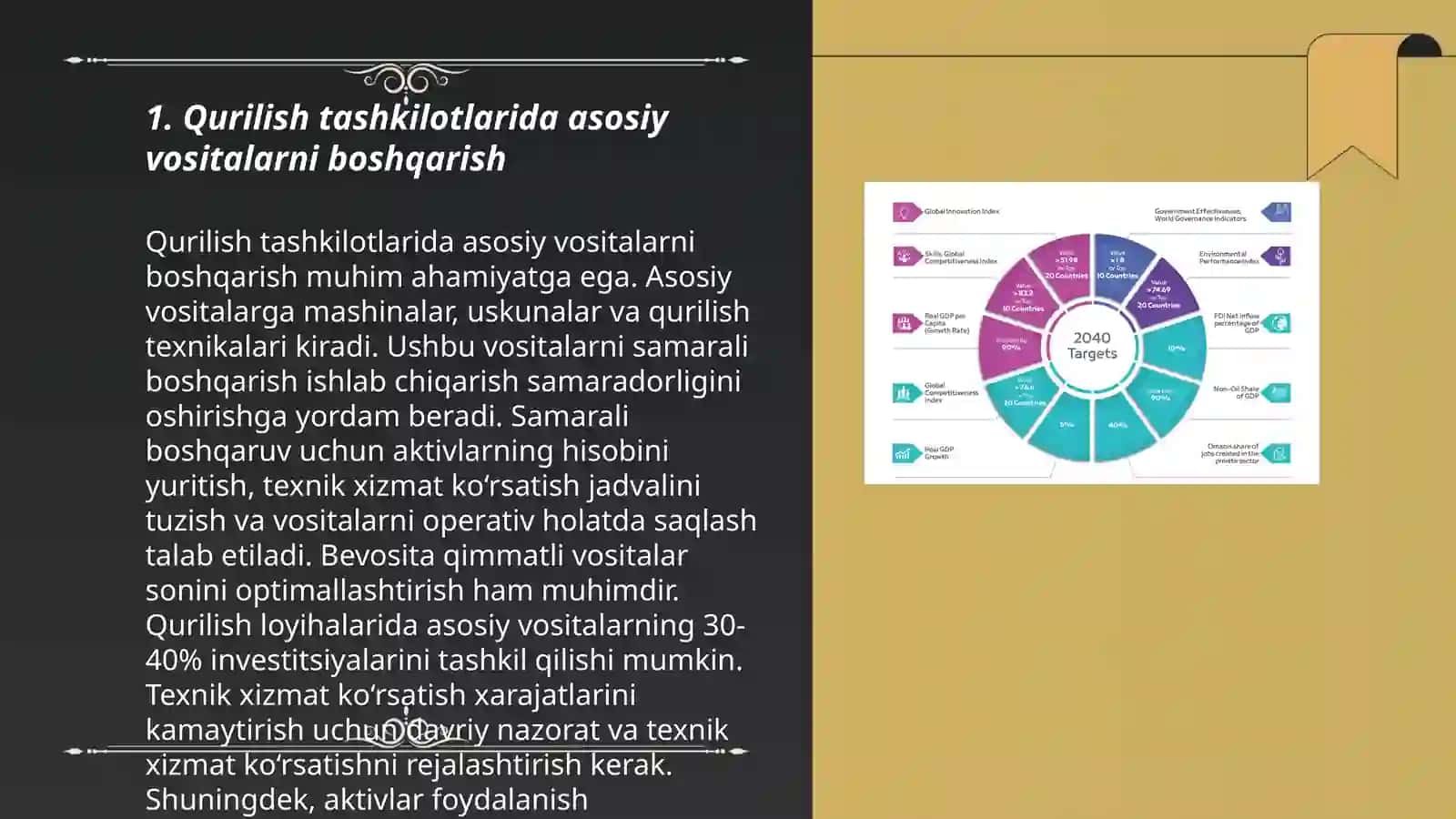 Qurilish tashkilotlarida asosiy vositalar,materiallar va mehnatga haq to'lash hisobi 3