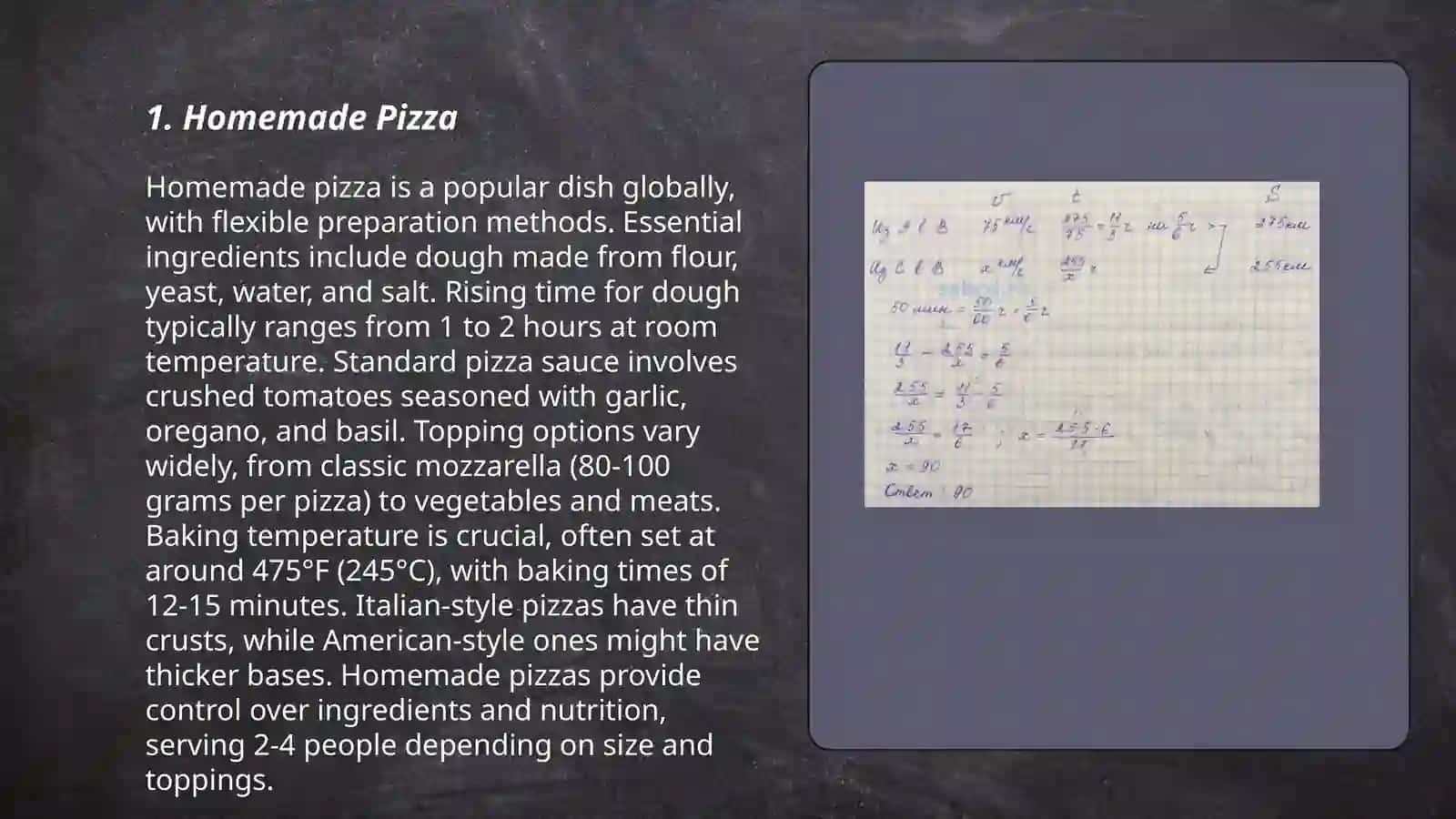 Homemade Pizza Recipe Demonstration 3