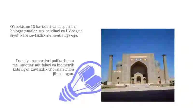 O'zbek va Frantsuz sayohat hujjatlari taqqoslash 3