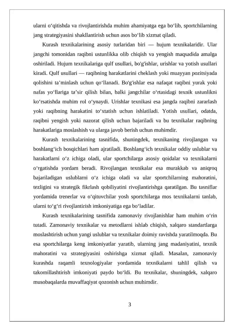 Belbog’li kurashda taqiqlangan usullar 3