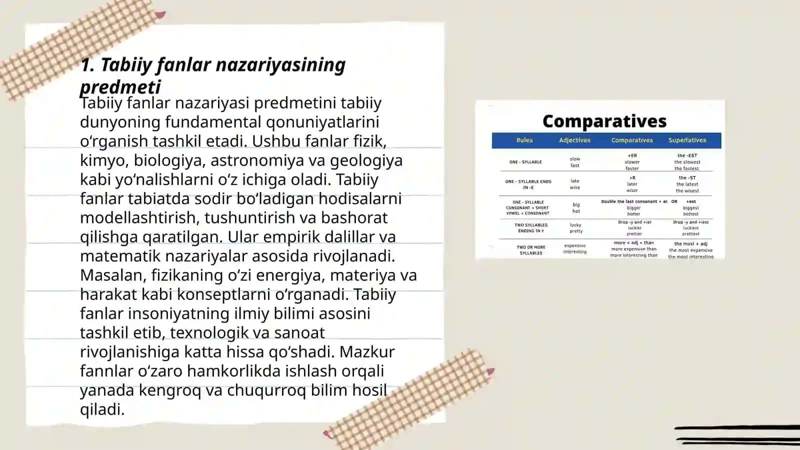 Tabiiy fanlar nazariyasi va metodikasi 3
