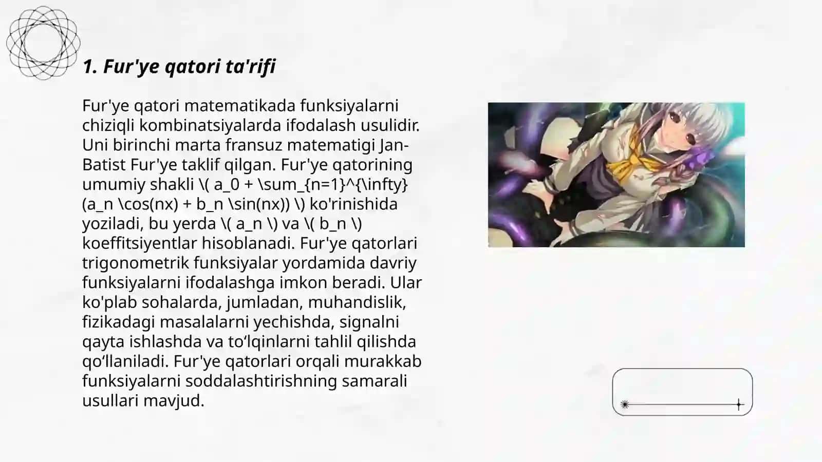 Fur'ye qatori 3