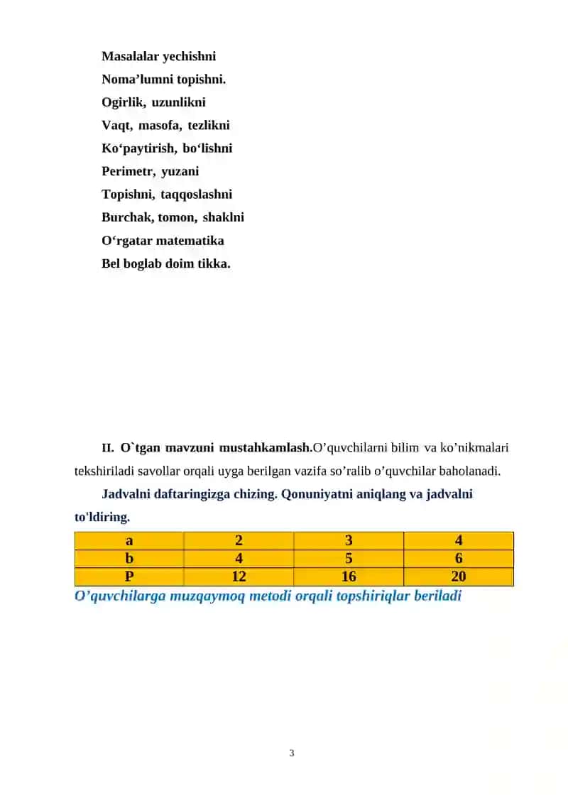 "Ilk qadam" davlat dasturi asosida maktabgacha ta'lim tashkilotlarida faoliyat markazlarida ta'lim 3