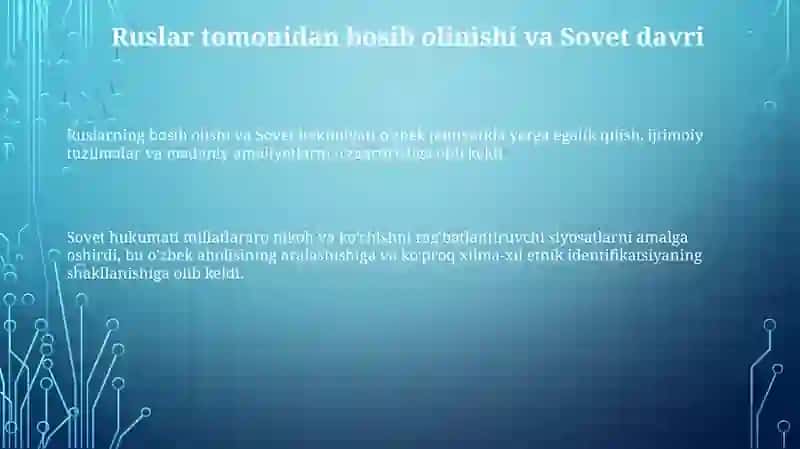 Zamonaviy O'zbek Kimligi 3