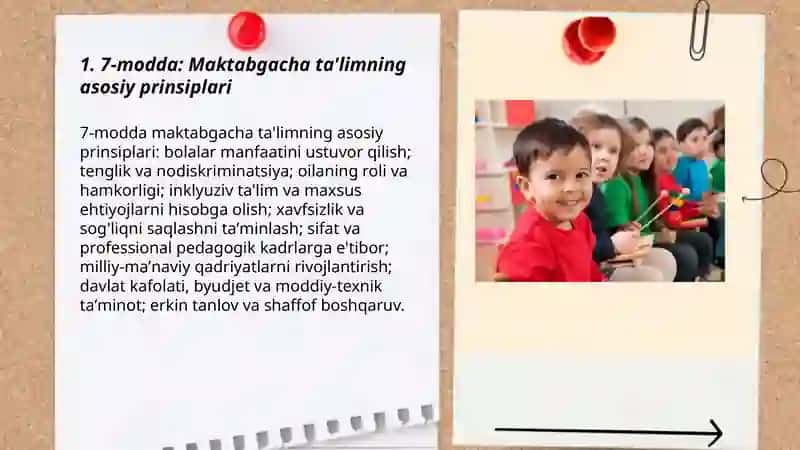 Maktabgacha talim tarbiya qonuni 7 -14moddalar 3