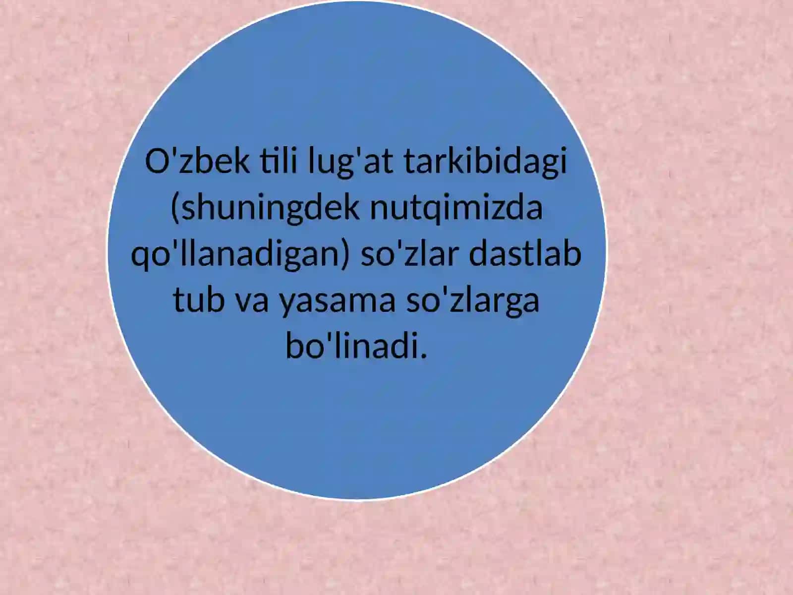 So’zlarning yasalishi 3