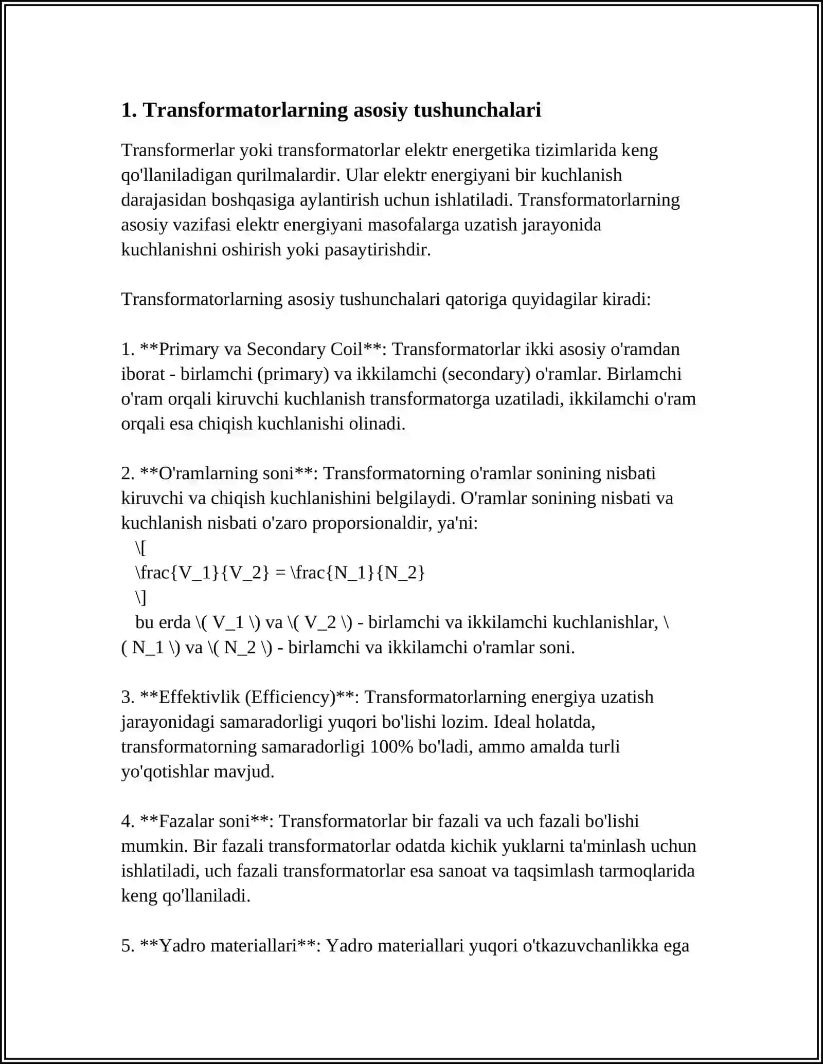 TRANSFORMATORLAR 3