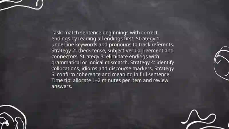 Matching Sentences Activities 3