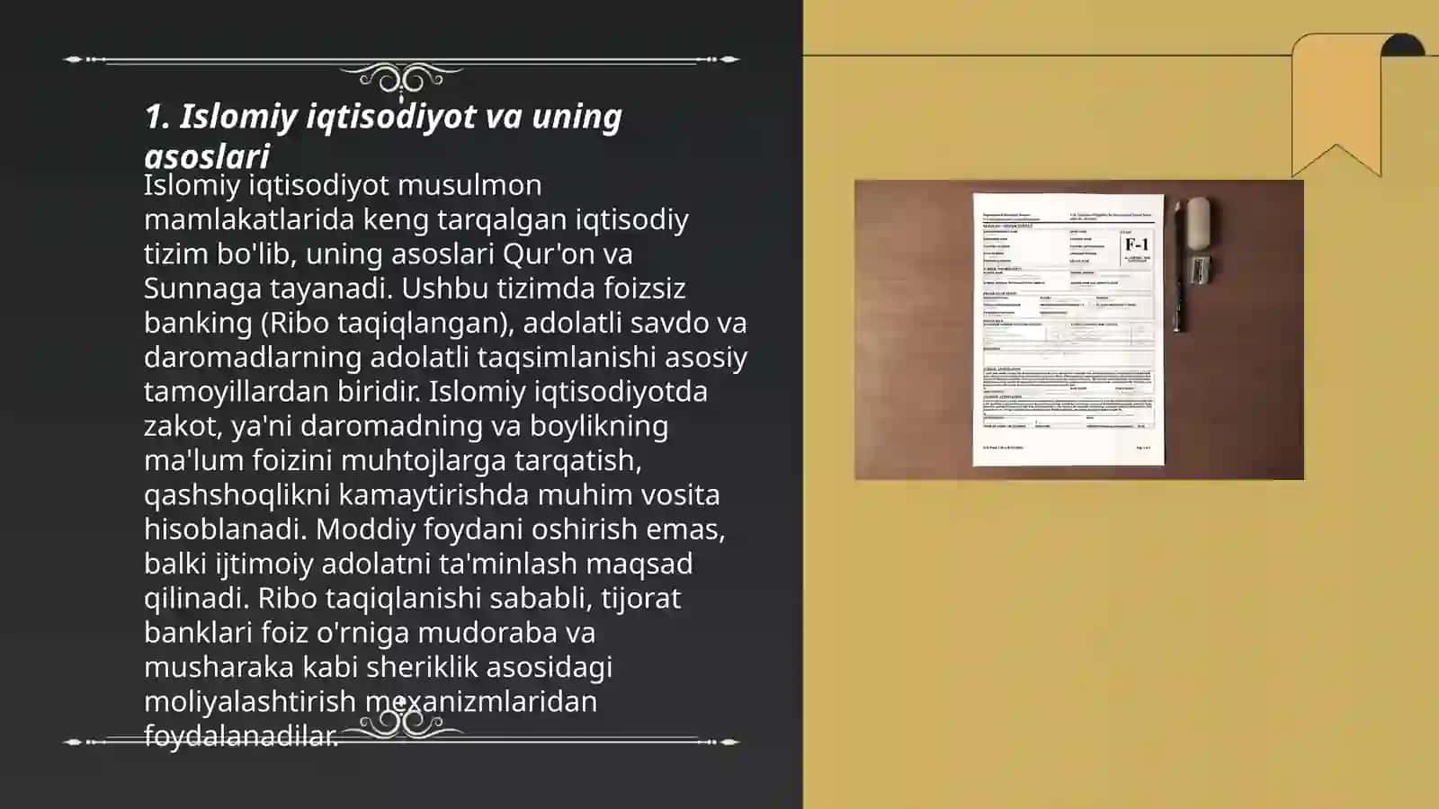 Islomiy banklar tizimi va ularning faoliyatini O’zbekistonda rivojlantirish istqibollari 3