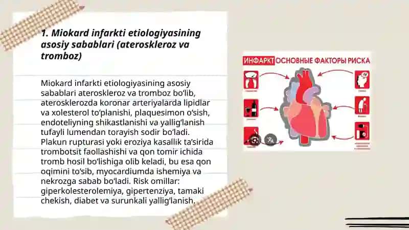 Miokard infarkti etiologiyasi, tasnifi va birinchi yordam algoritmi 3