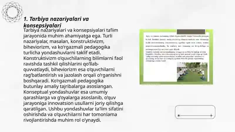 Tarbiya jarayonining mohiyati va mazmuni 3