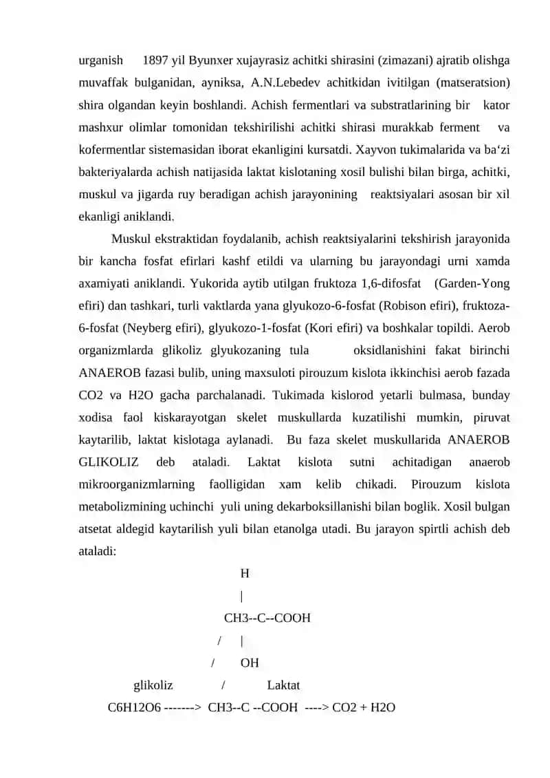Uglevodlarning xujayra ichidagi almashinuvi 3