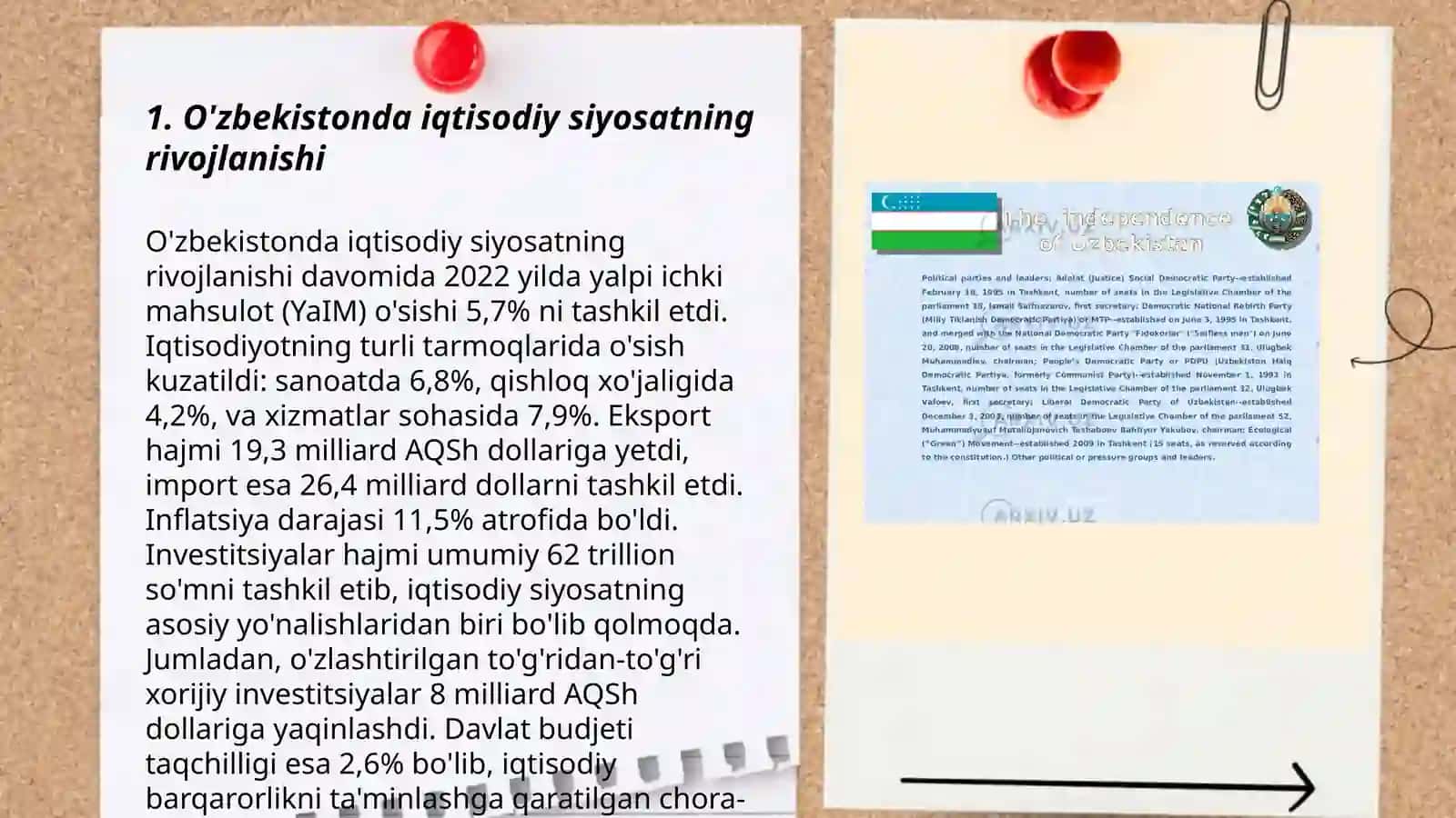 O'zbekistonda iqtisodiy islohotlar hususiy mulkchilikning shaklllanishi 3