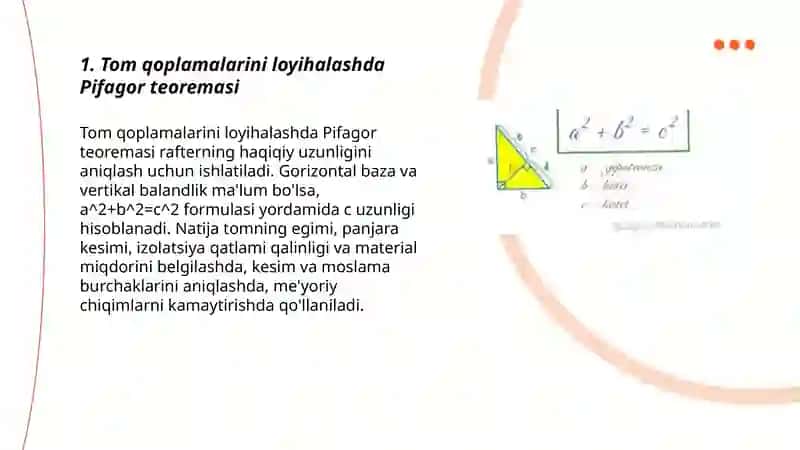 Pifagor teoremasining real hayotdagi tadbiqlari 3