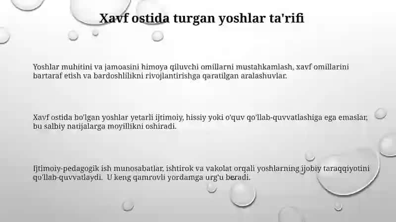 Uyushmagan yoshlar bilan olib boriladigan ijtimoiy-pedagogik ish 3