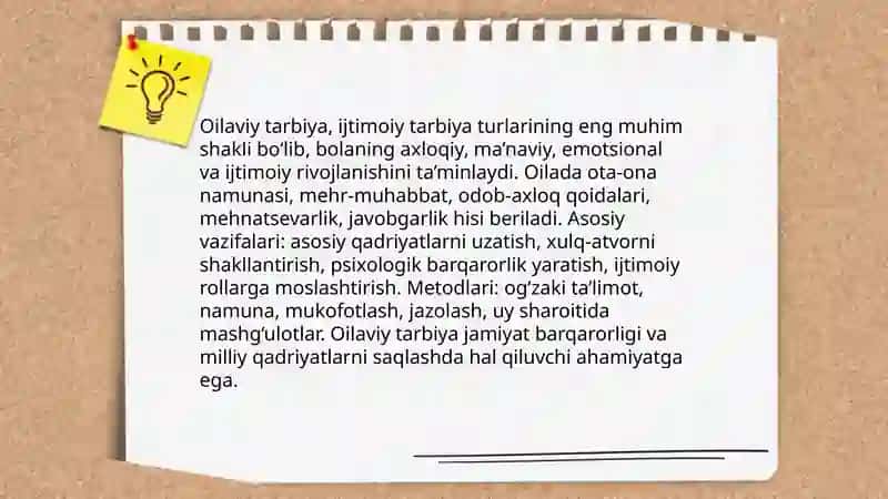 Ijtimoiy tarbiya turlari 3