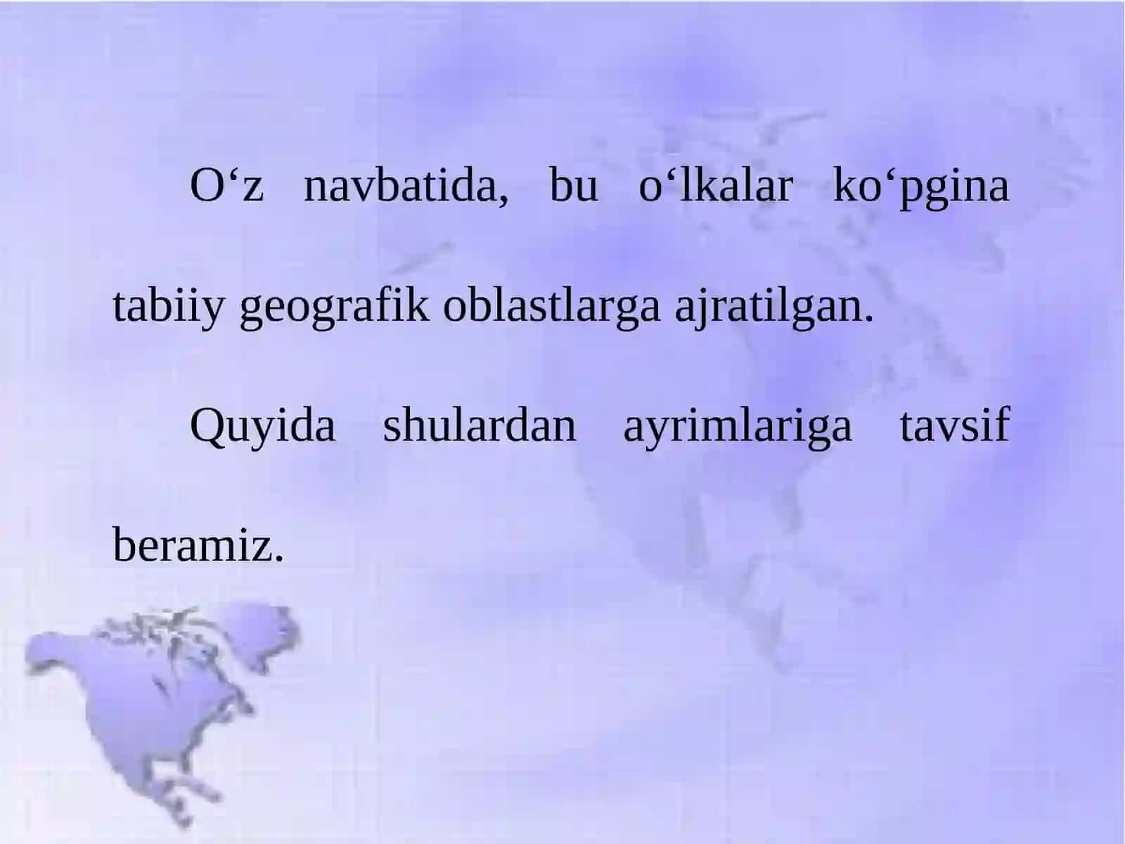 Shimoliy Amerikaning tabiiy  geografik o‘lkalari 3
