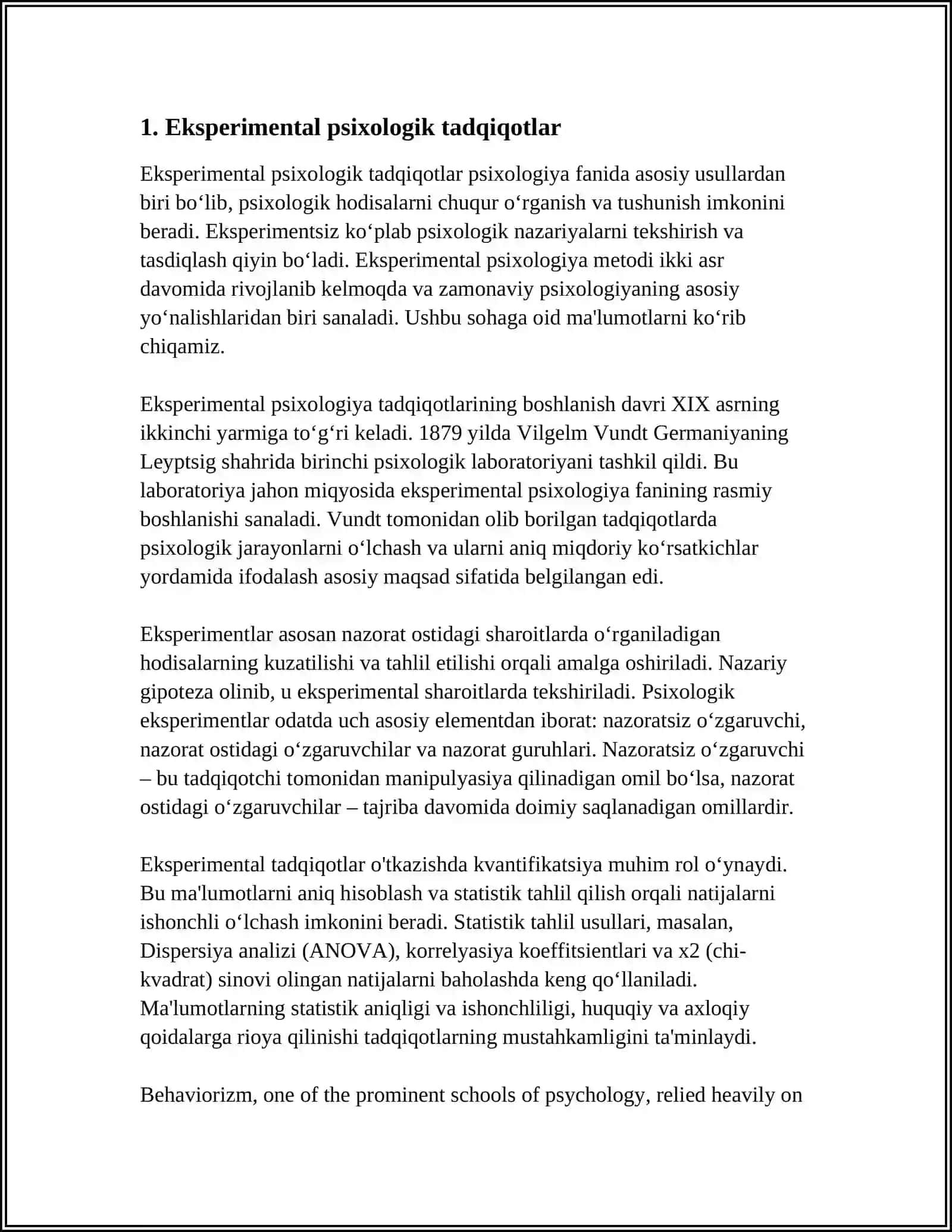 PSIXOLOGIK TADQIQOT MEDODLARI KLASSIFIKATSIYASI 3