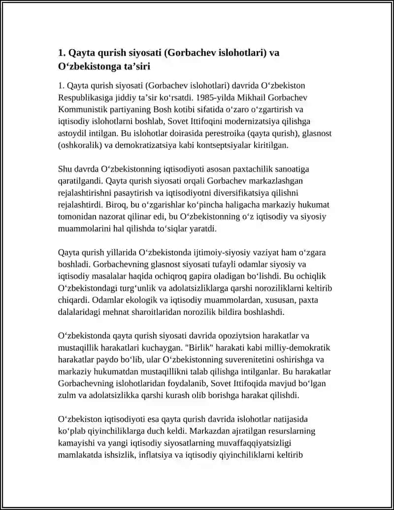 QAYTA QURISH YILLARDA OZBEKISTONNI IJTIMOIY SIYOSIY VAZIYATI 3
