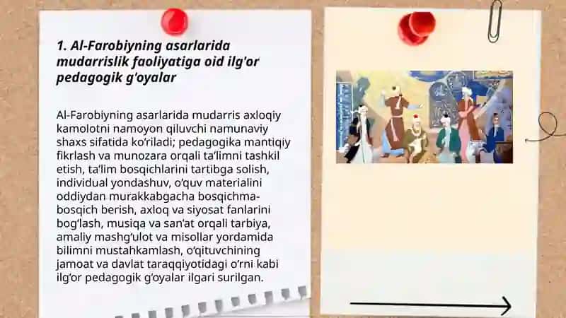 Sharq allomalarining asarlarida mudarrislar mehnati to’g’risida ilg’or pedagogik fikrlar 3