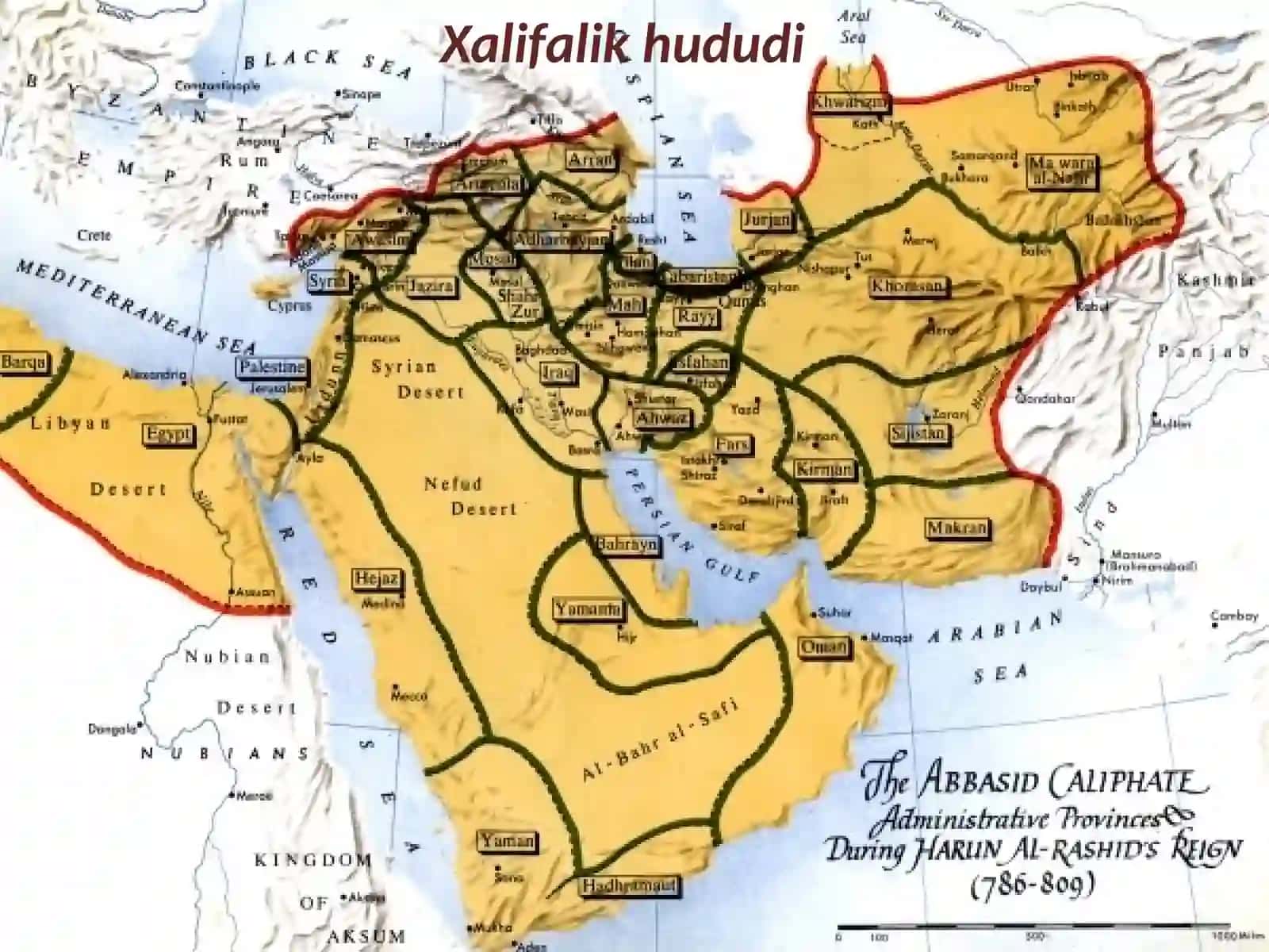 Arab xalifaligi Abbosiylar va Ummaviylar davrida. 3