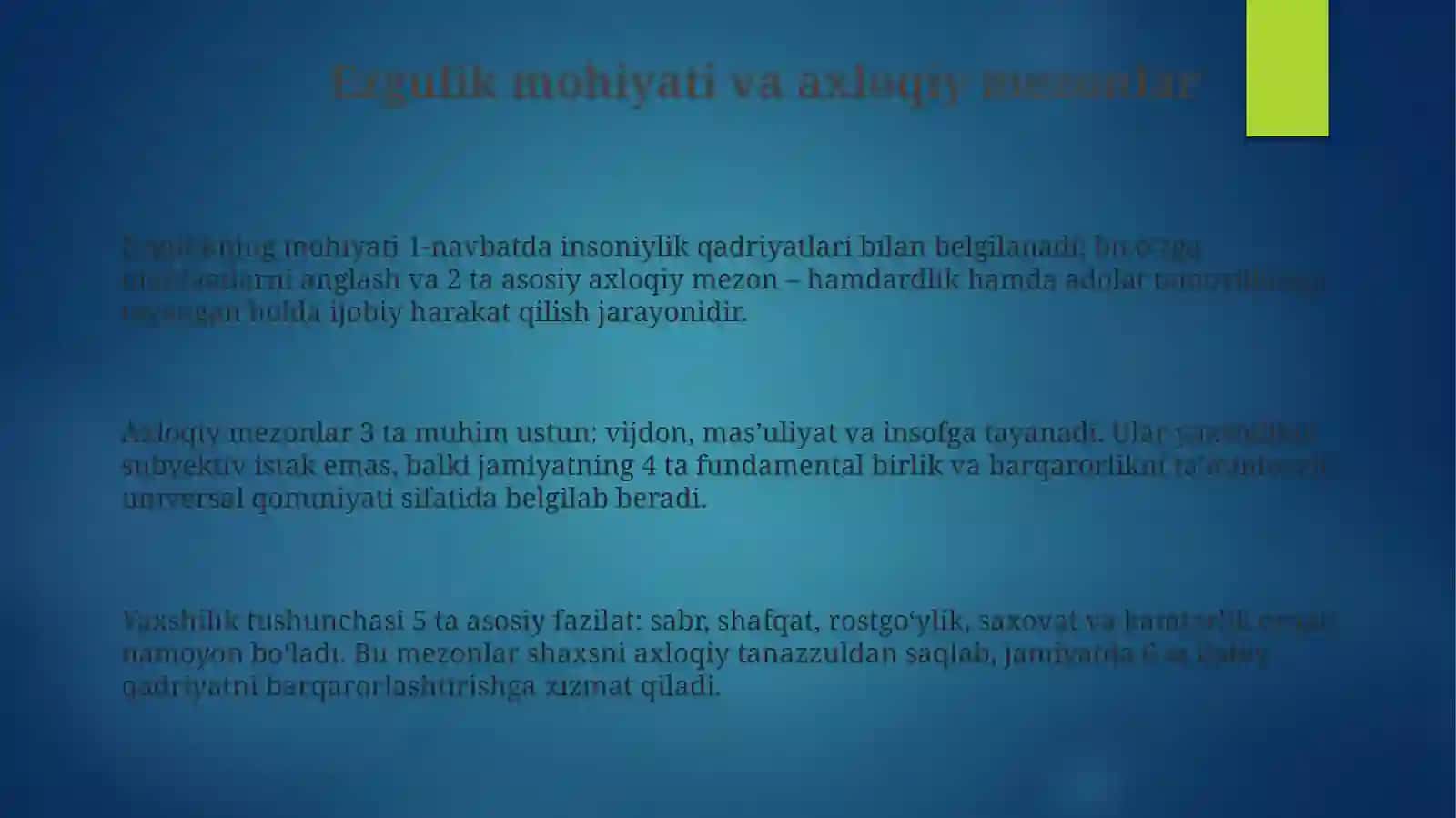Ezgulik va yovuzlik: mohiyat va qarama-qarshilik 3