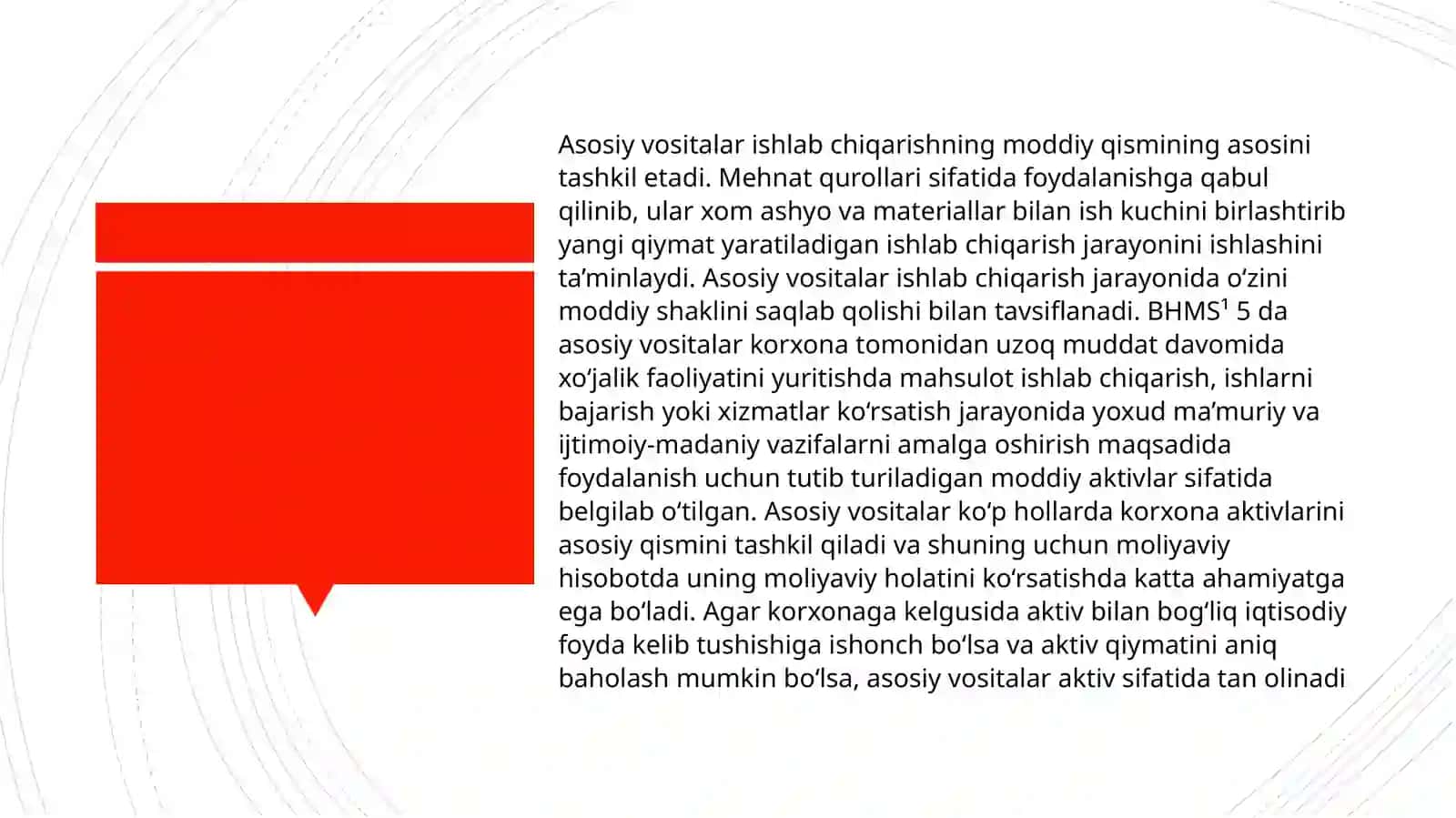 Asosiy vositalarni qayta baholash muamolarini hisobga olish 3