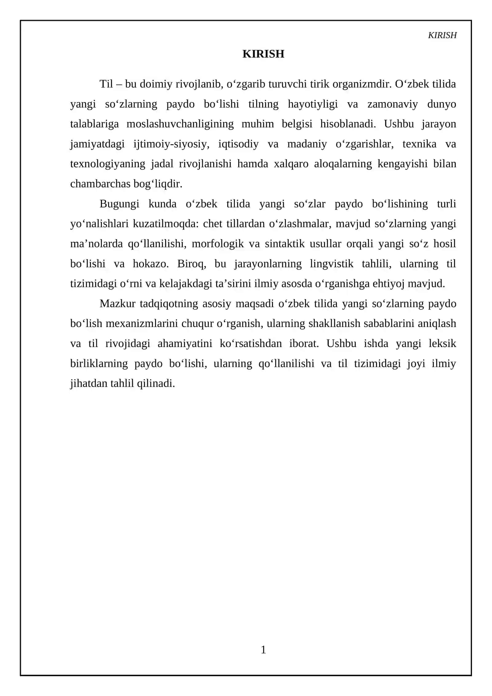 Oʻzbek tilida yangi soʻzlarning paydo boʻlishi 3