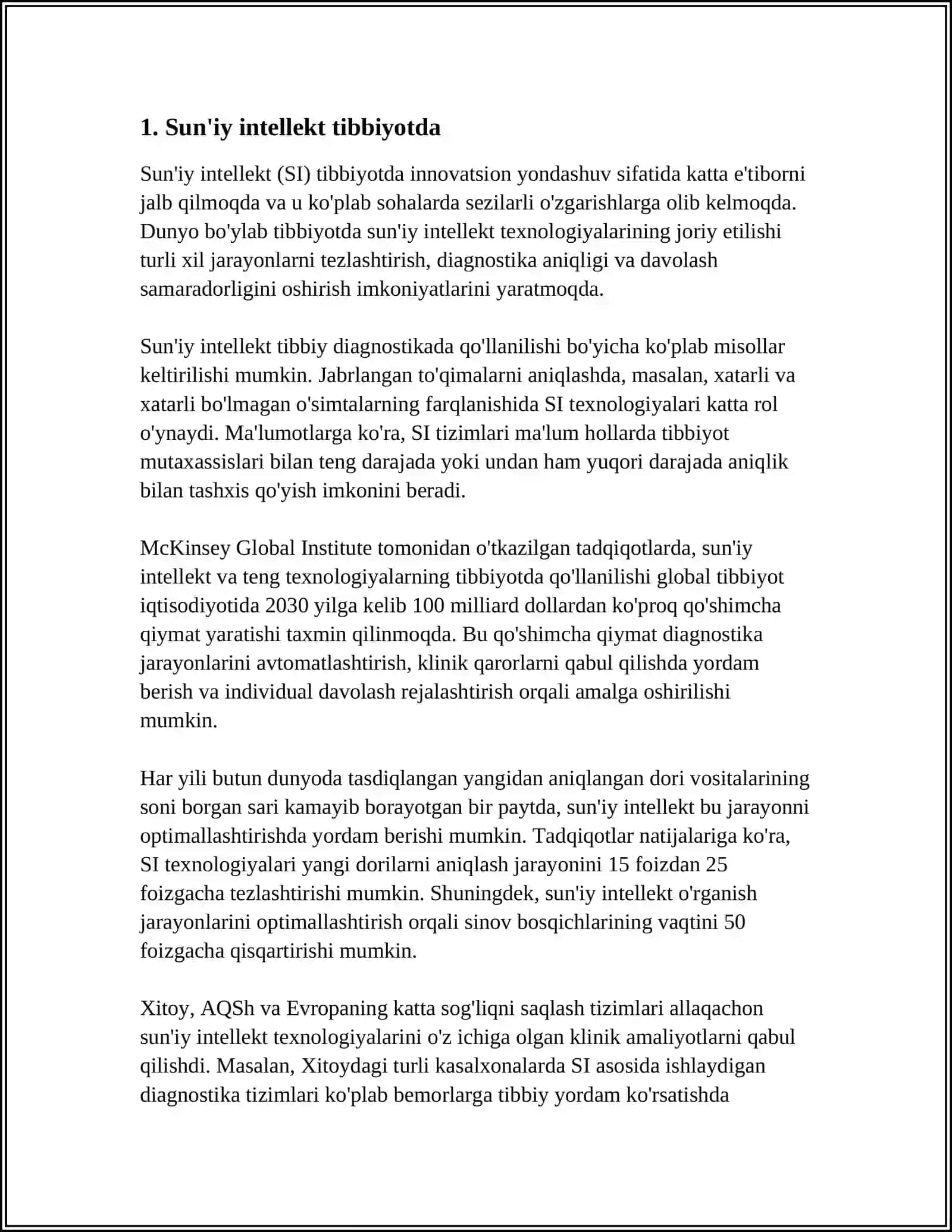 ZAMONAVIY TIBBIYOT TEXNOLOGIYALARI 3