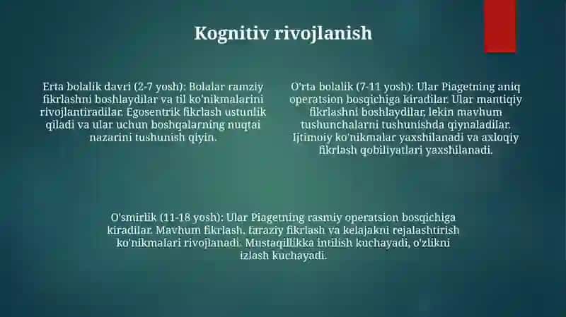 Ilk Va Yetuklik Davrining Psixologik Xususiyatlari 3
