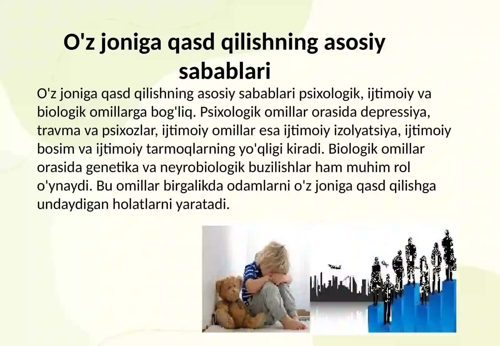 E.Shnagmanning o'z joniga qasd qilish nazariyasi va tipologiyasi 3