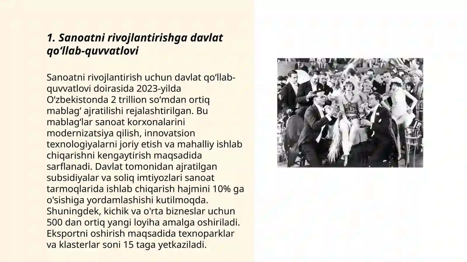 Ijtimoiy sohada davlat siyosatining takomillashib borishi va aholi farovonligini oshirish tadbirlari 3