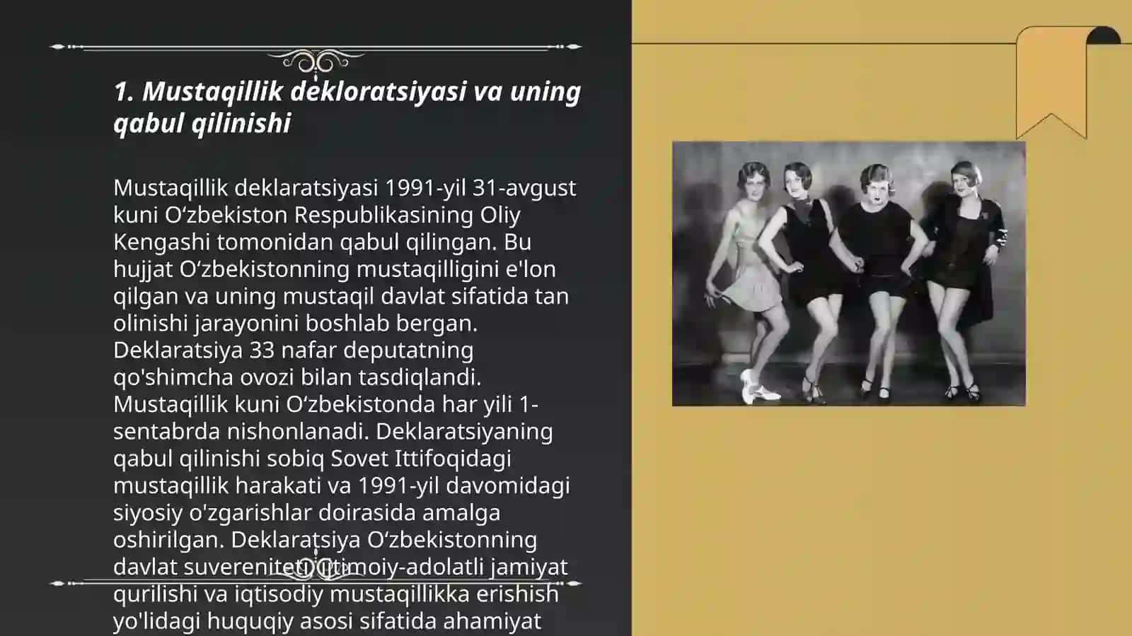 Davlat mustaqilligini qo'lga kiritishi va uning tarixiy ahamiyati 3