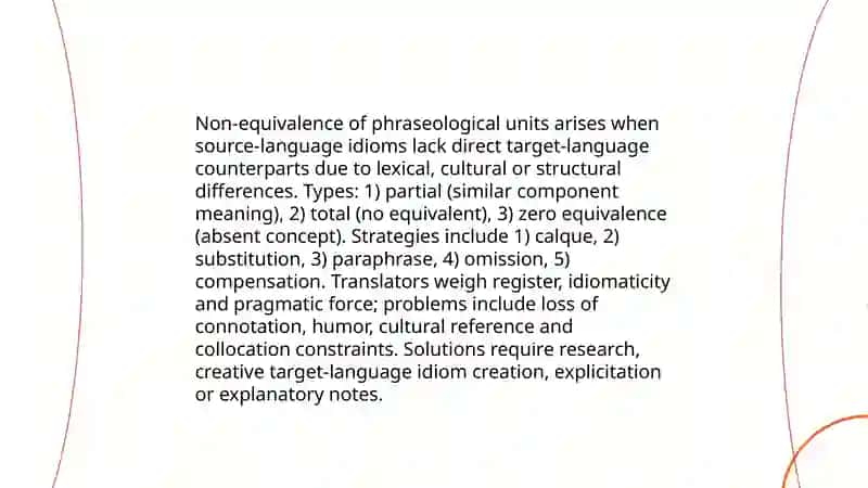 Problems of phraseological units in translation 3