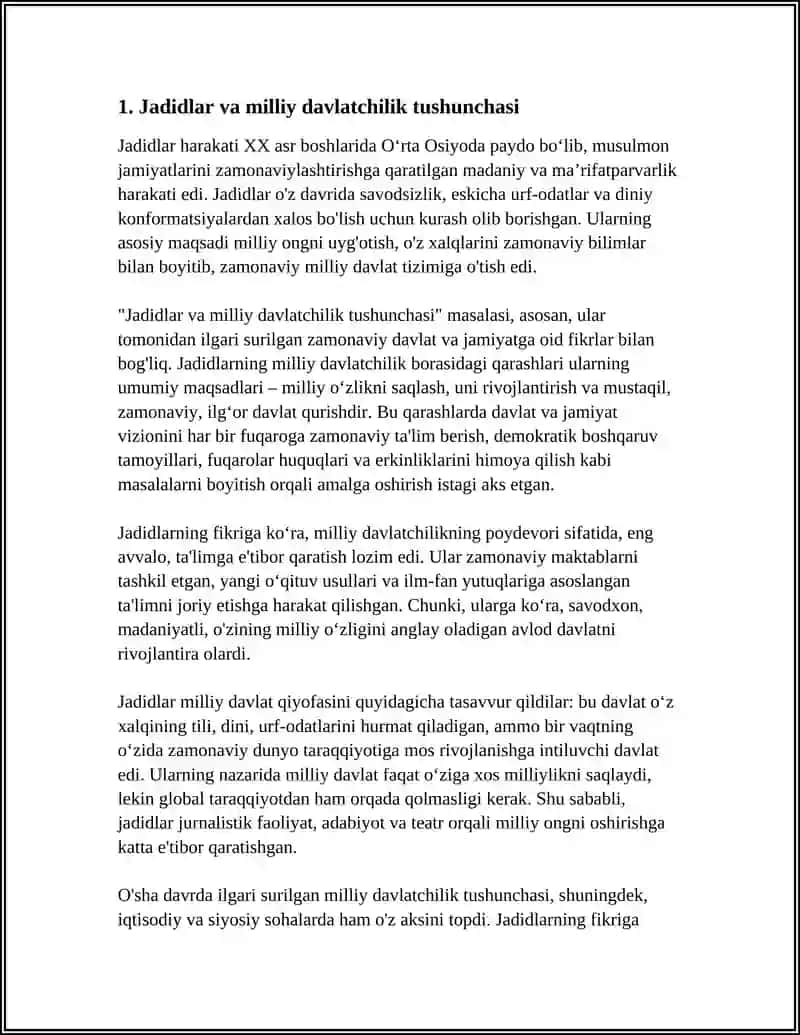 JADID MARIFAT PARVARLARI QARASHLARIDA MILLIY DAVLATCHILIK MASALALARI 3