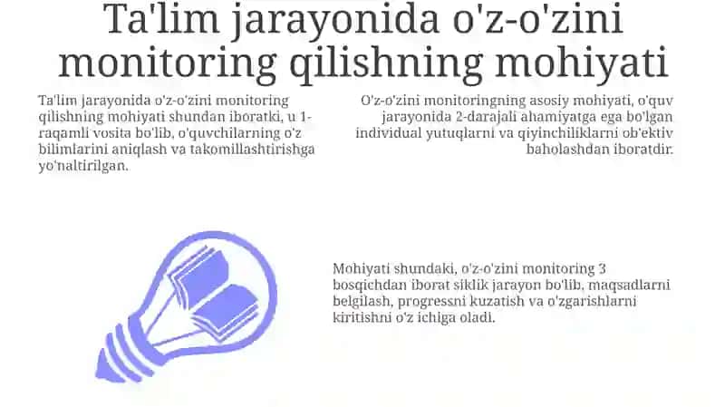 Oʻquv-tarbiya jarayonidagi oʻz-oʻzini nazorat qilish boshqarish vositasi 3