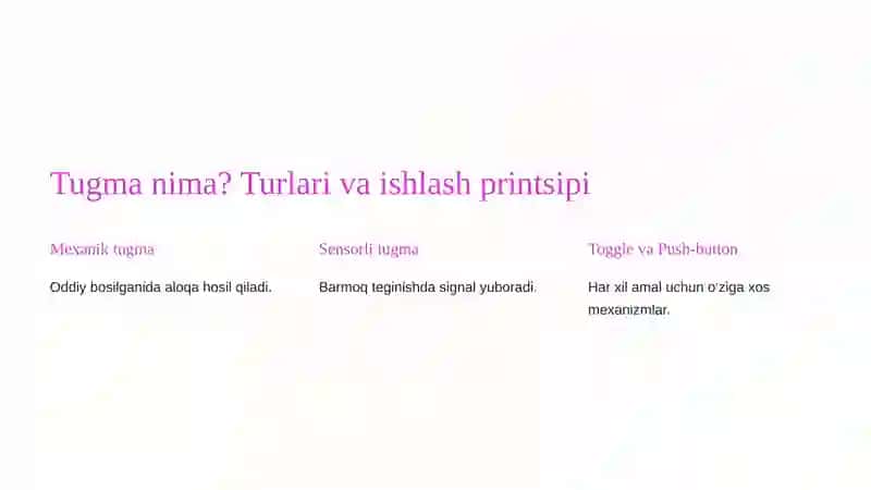 Tugma orqali Yorug'lik Diodini Yoqish 3