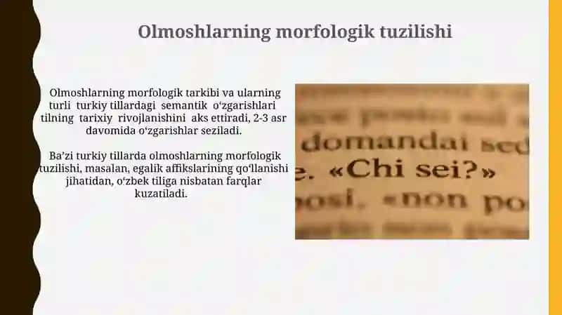 Olmoshlarning morfologik tuzilishi 3